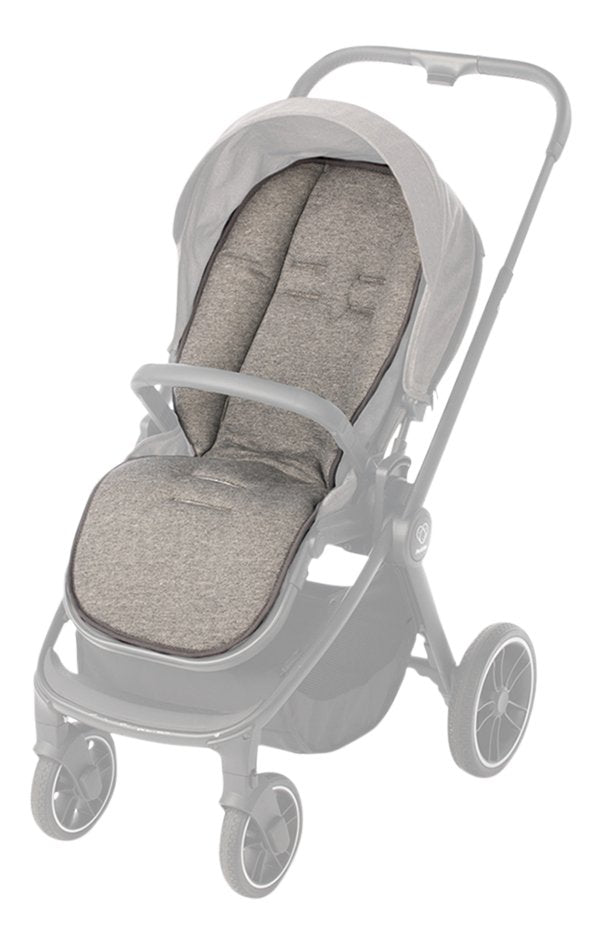 Pericles Inlegkussen voor kinderwagen Dark Grey
