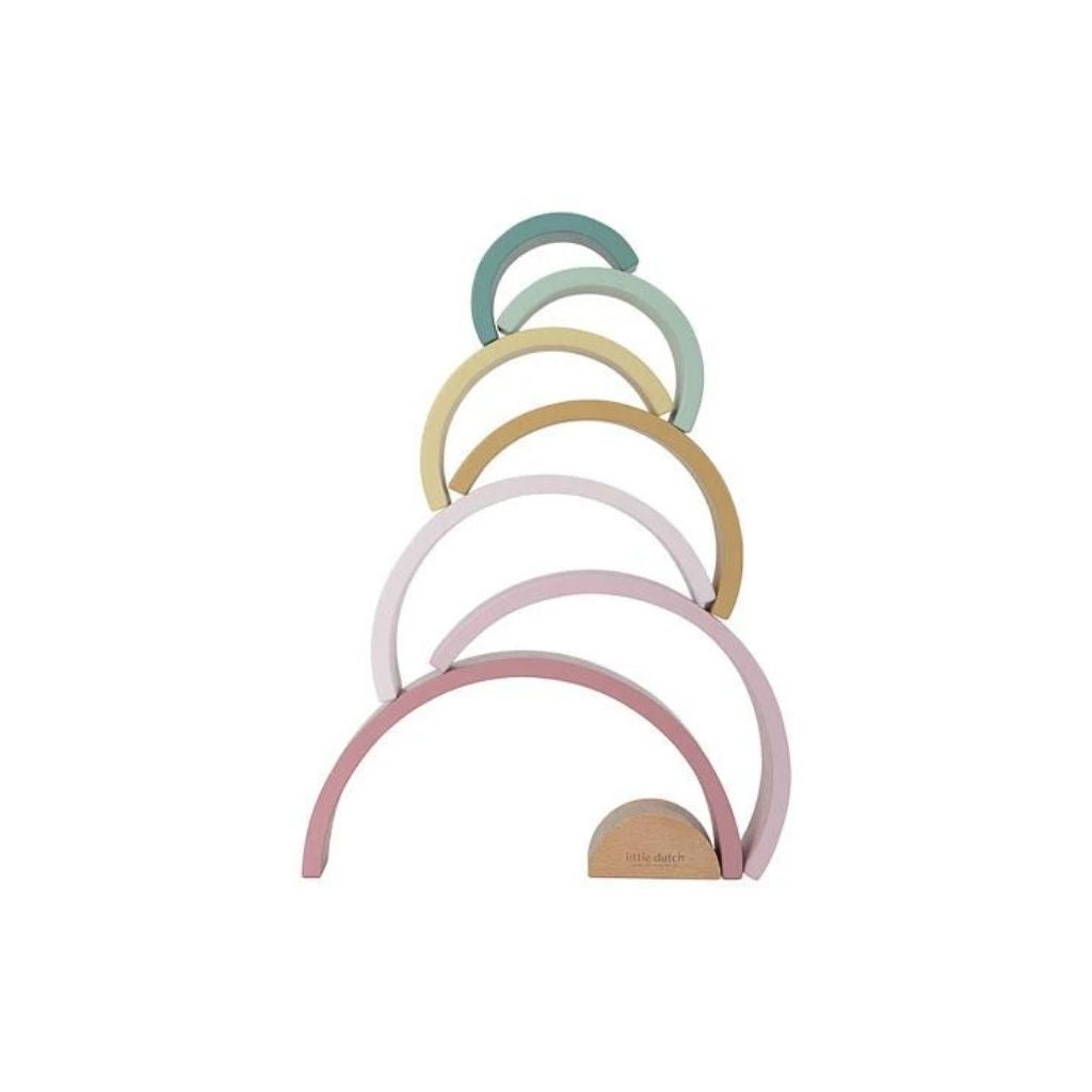 Little Dutch Arc-en-ciel en bois Fairy Garden