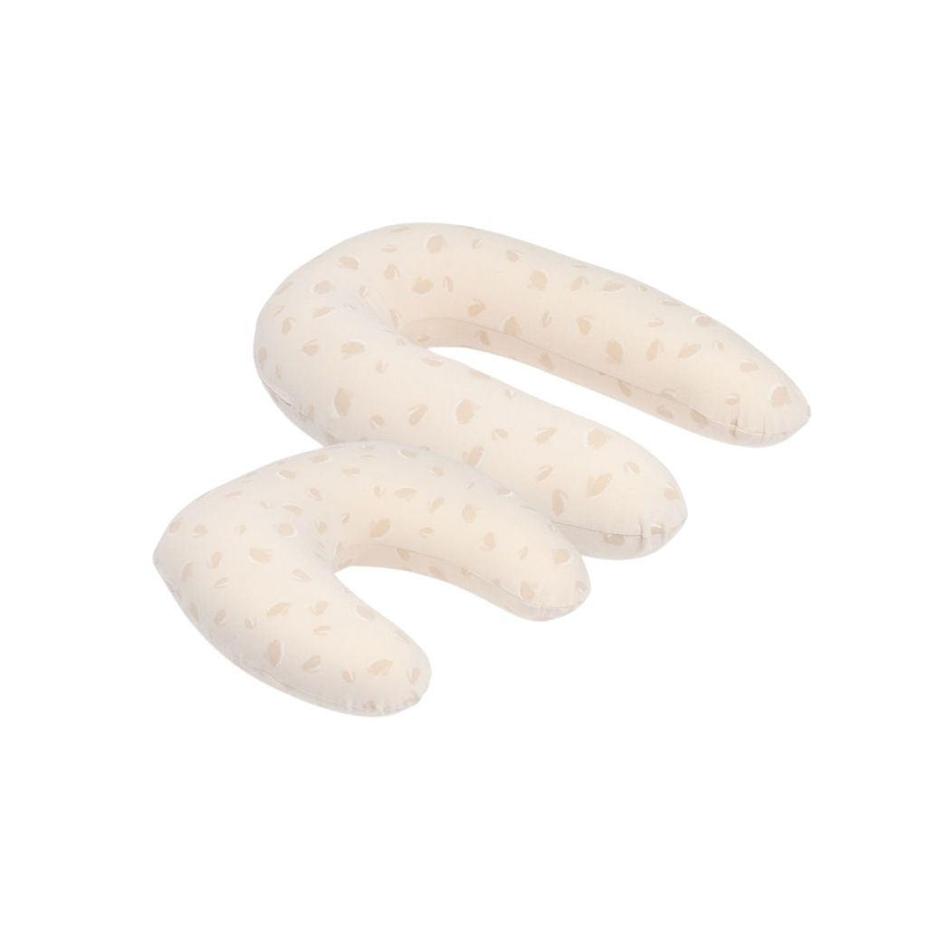 doomoo Coussin d'allaitement 2-en-1 Twisty Petals Latte