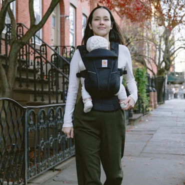 ERGObaby Porte-bébé combiné Omni Breeze Onyx Black