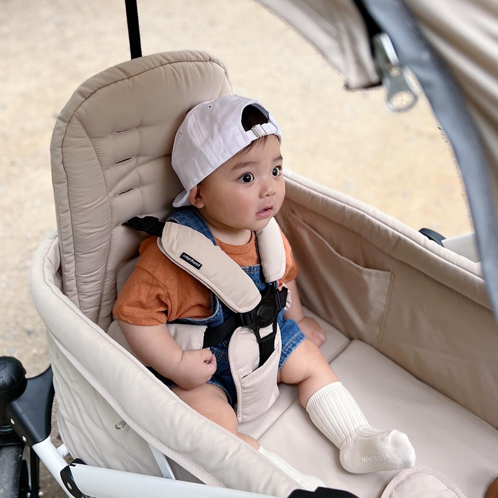 Pronto Stroller Bolderkar Sand Beige + bekerhouder