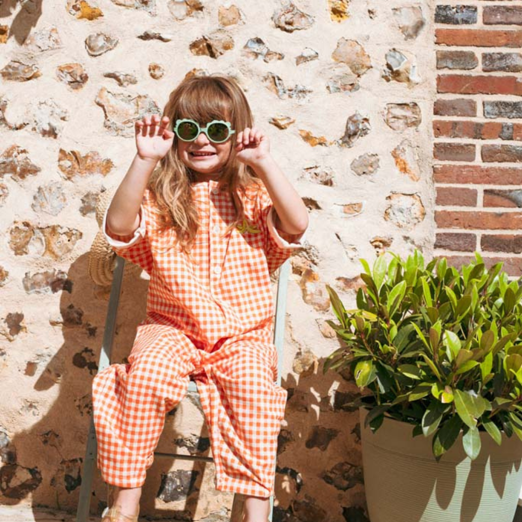 Ki ET LA Lunettes de soleil Lion vert de 1 an à 2 ans