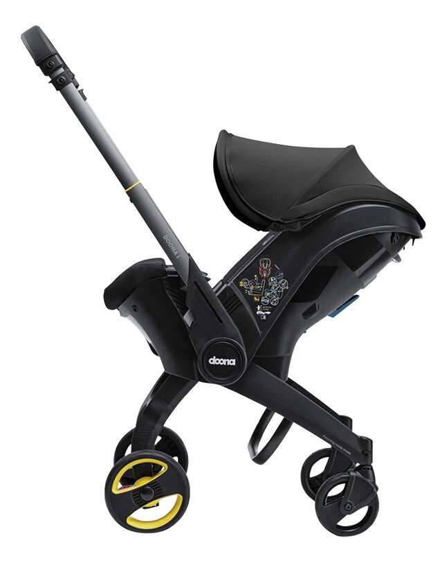Doona Omvormbare draagbare autostoel Infant Nitro Black Groep 0+