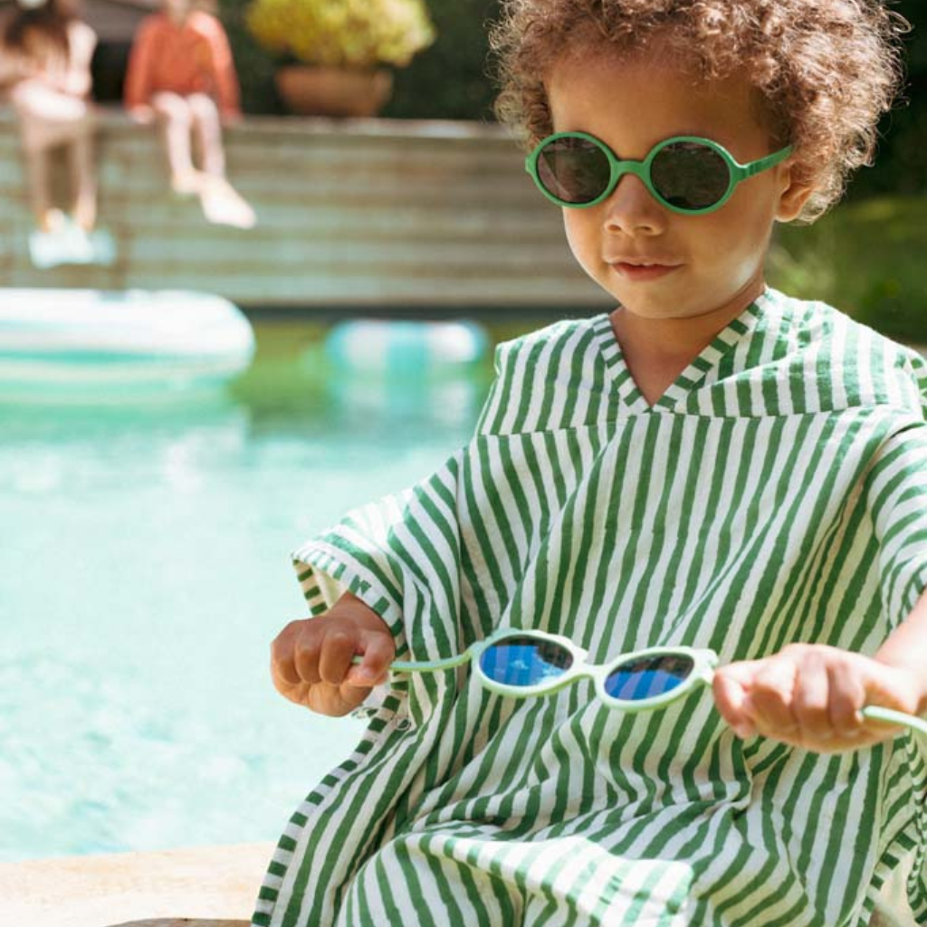 Ki ET LA Lunettes de soleil Lion vert de 1 an à 2 ans