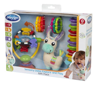Playgro coffret-cadeau Sensory Llama Explore and Play