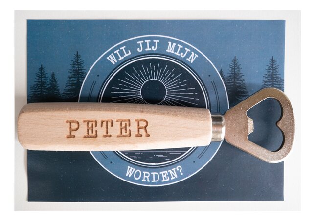 Minimou Décapsuleur Wil jij mijn peter worden?