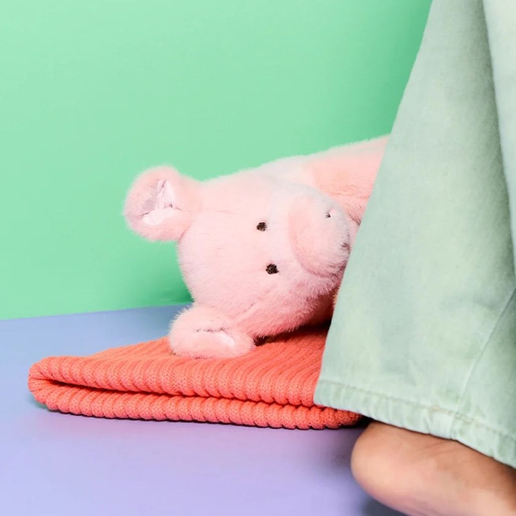 MIFFY Peluche Chaps Paddy Cochon Rose ECO - 25 cm
