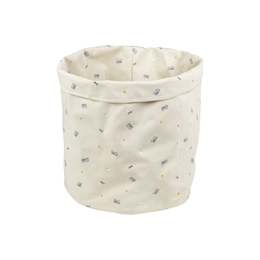 Dreambee Opbergmand XL Jules & Odette Tractors zachtgroen