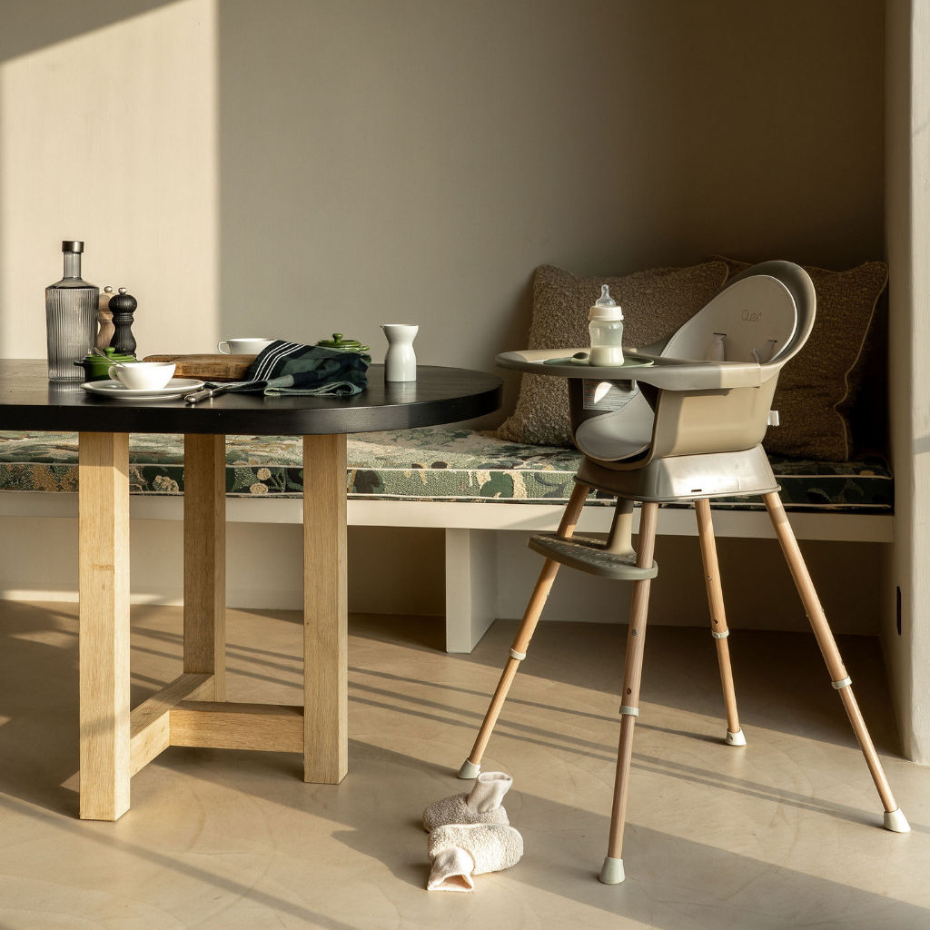 Quax Eetstoel evolutief Ultimo 3 Luxe Tijm-Naturel