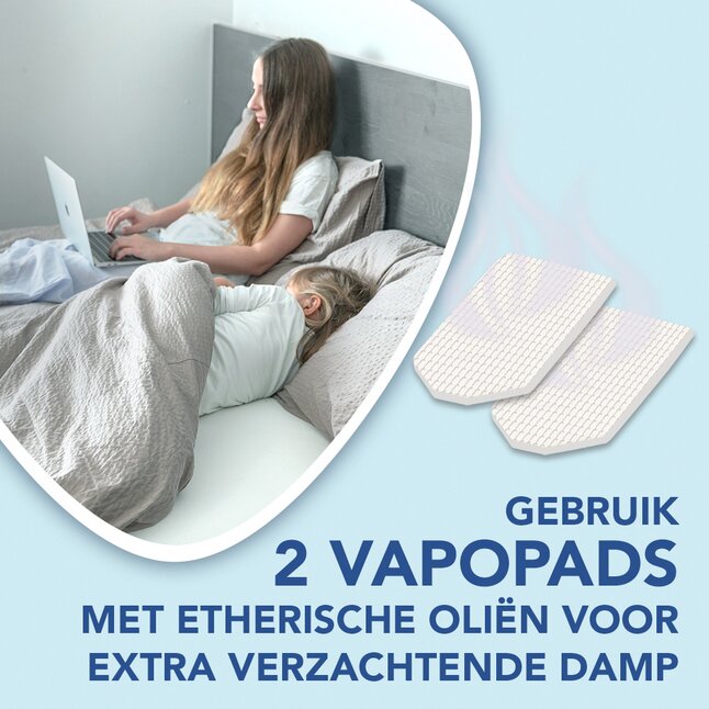 Vicks Tablette de parfum VapoPads Mentol - 7 pièces