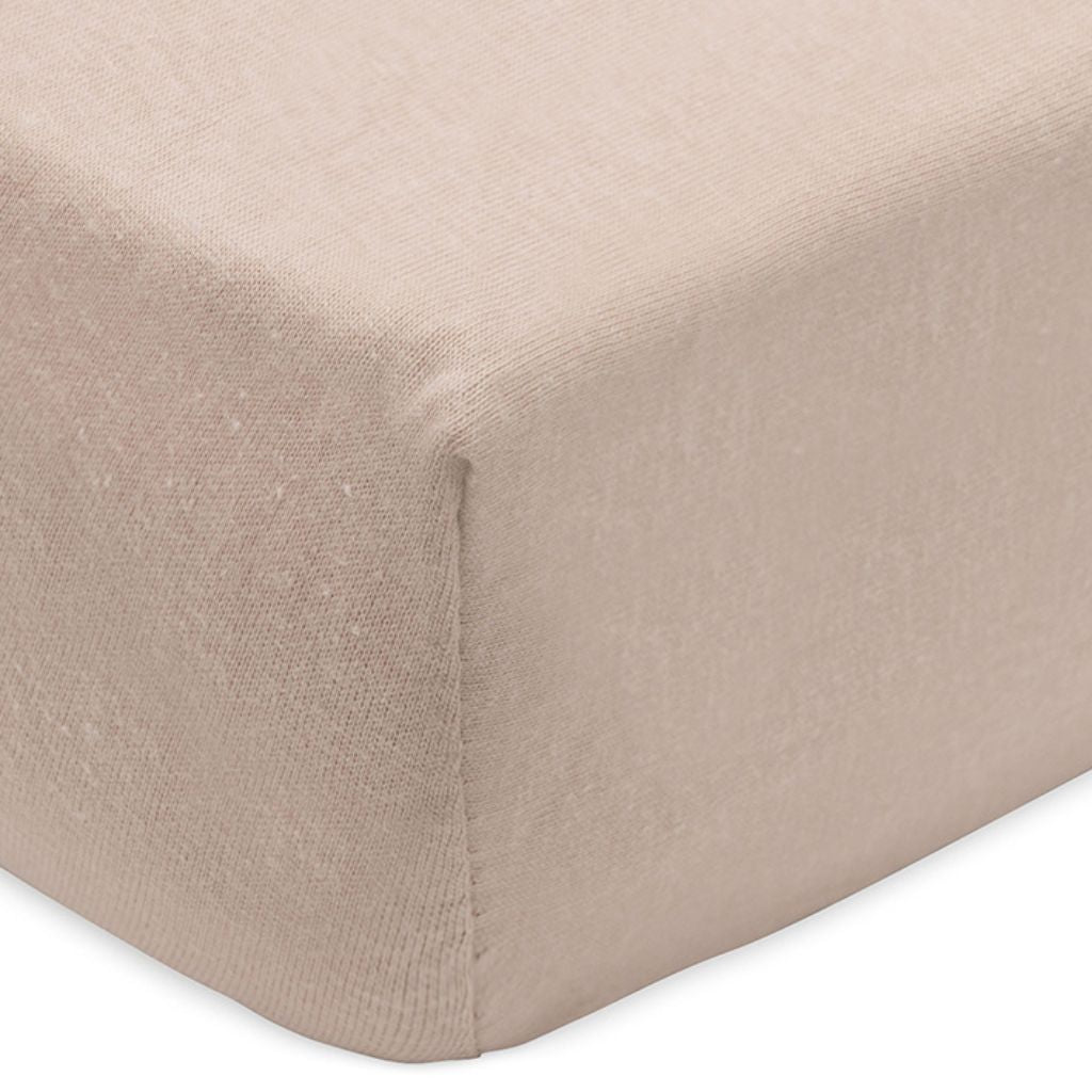 Jollein Hoeslaken Wild Rose/Biscuit B 60 x L 120 cm - 2 stuks