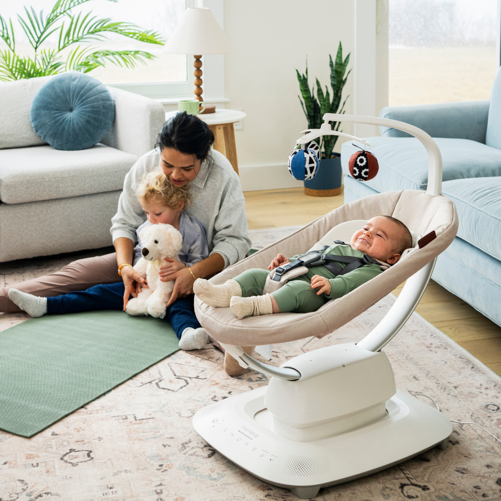 MamaRoo Schommelstoel met inlegkussen Camila Dark Green