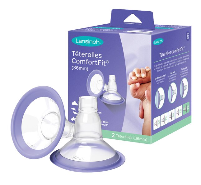 Lansinoh Téterelle Comfort Fit 36 mm - 2 pièces