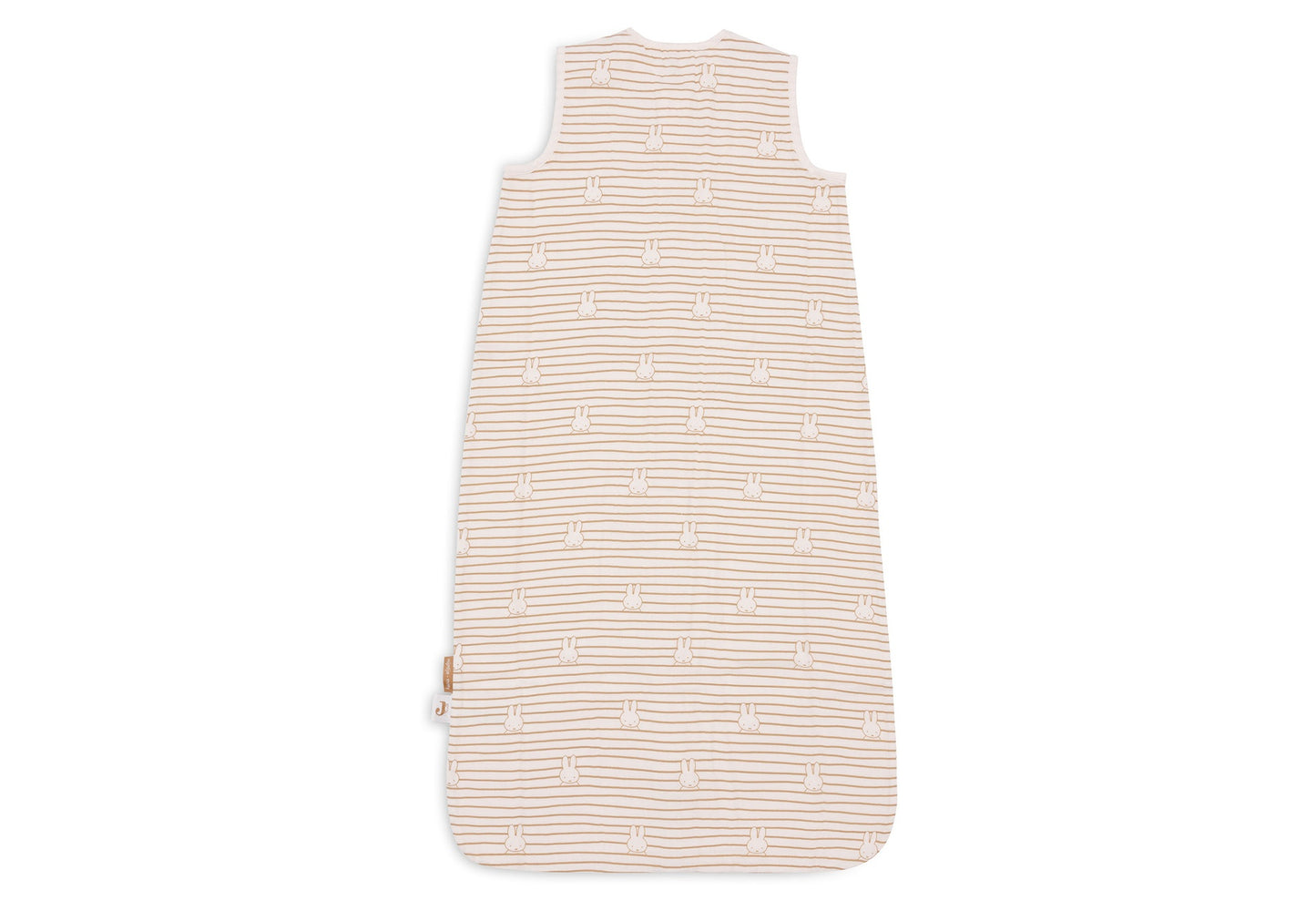 Jollein Sac de couchage d'été Miffy Stripe Biscuit tétra 90 cm