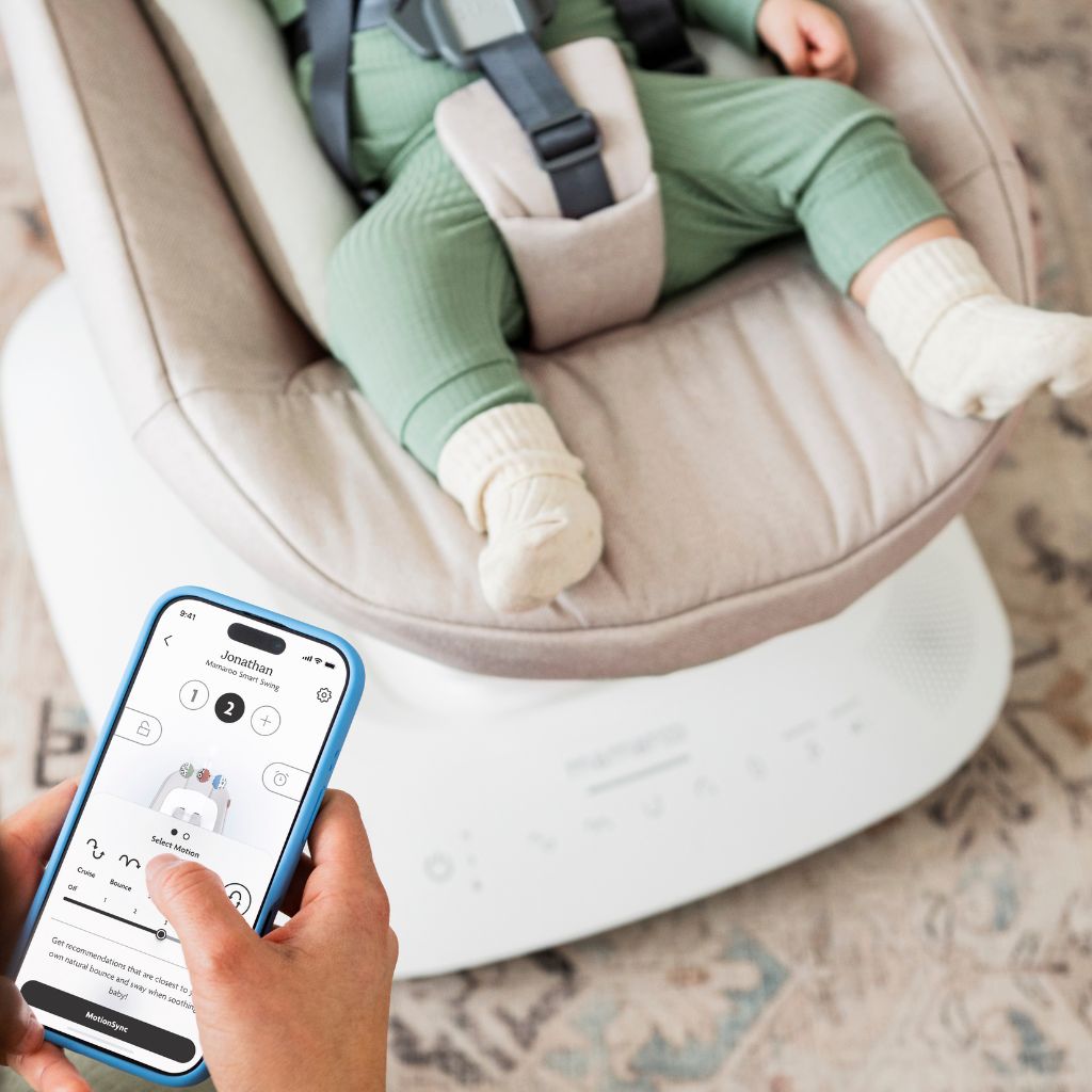 MamaRoo Schommelstoel met inlegkussen Wells Taupe