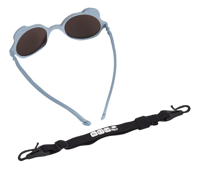 Ki ET LA Lunettes de soleil Ours'on bleu/gris argenté 1-2 ans