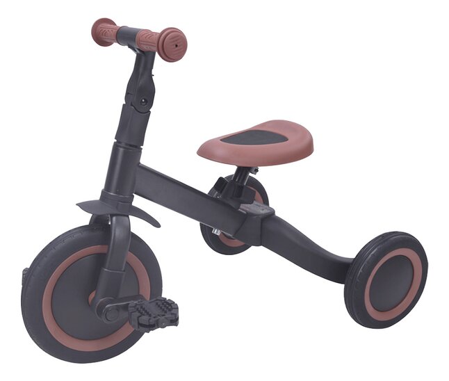 Topmark Driewieler 4-in-1 Kaya zwart