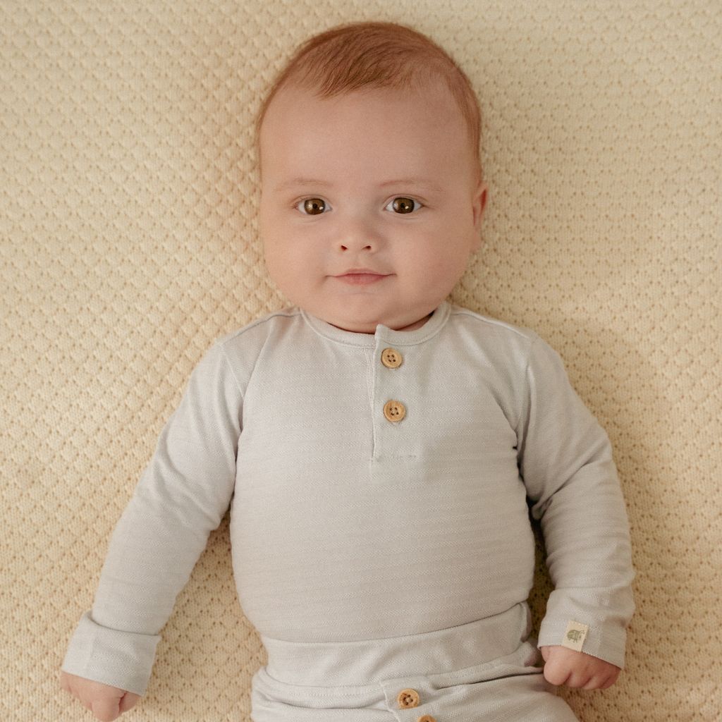 Little Dutch Body met lange mouwen lichtblauw