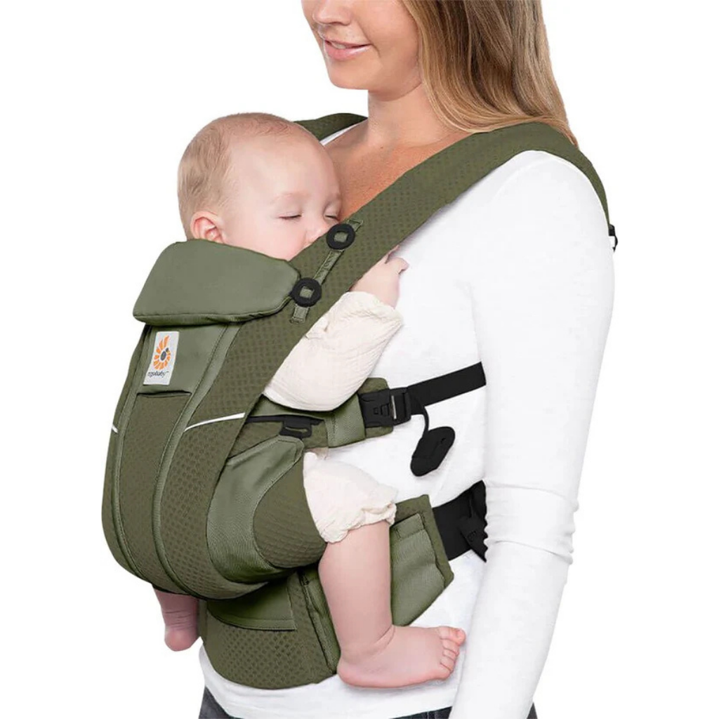 ERGObaby Porte-bébé combiné Omni Breeze Olive Green