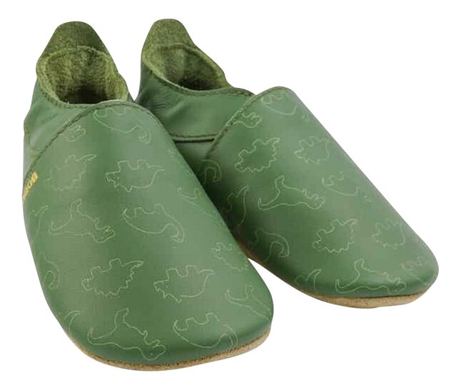 Bobux Chaussons Soft Soles Dino Olive