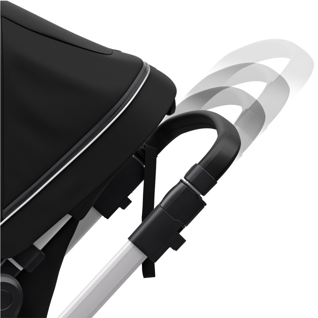 Thule Poussette Sleek + nacelle Midnight Black