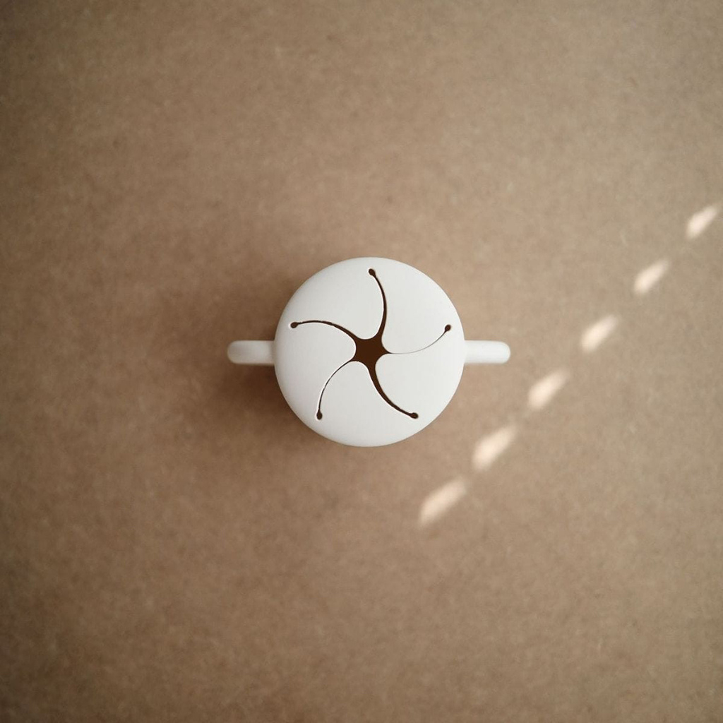 Mushie Snackbeker Ivory