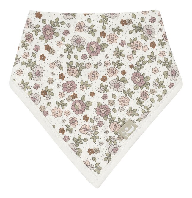 Jollein Bavoir bandana Retro Flowers - 2 pièces