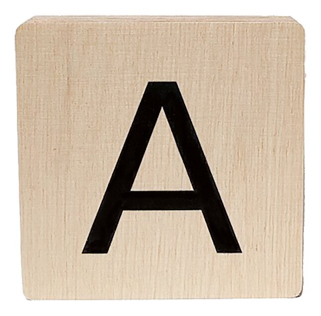 Minimou Lettre en bois A