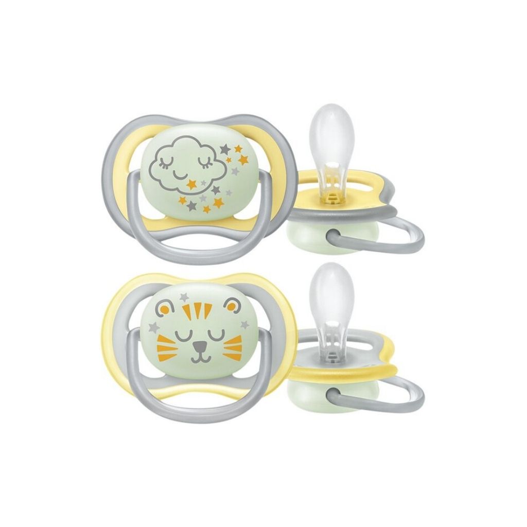 Philips AVENT Fopspeen + 18 maanden Ultra Air Night - 2 stuks