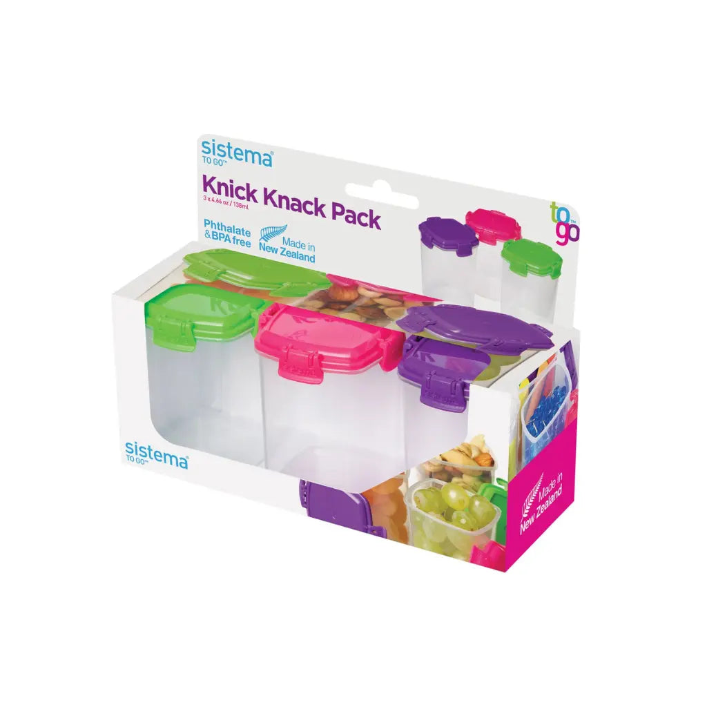 Sistema Voorraadoosjes 3-pack medium Knick Knack 138ml ass