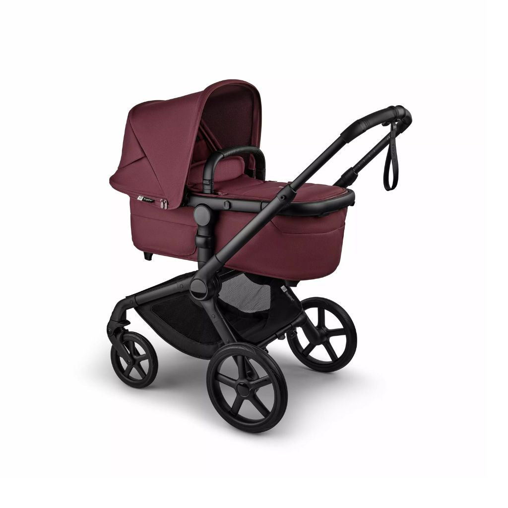 Bugaboo Poussette Fox 5 Renew avec nacelle Black / Dark Cherry