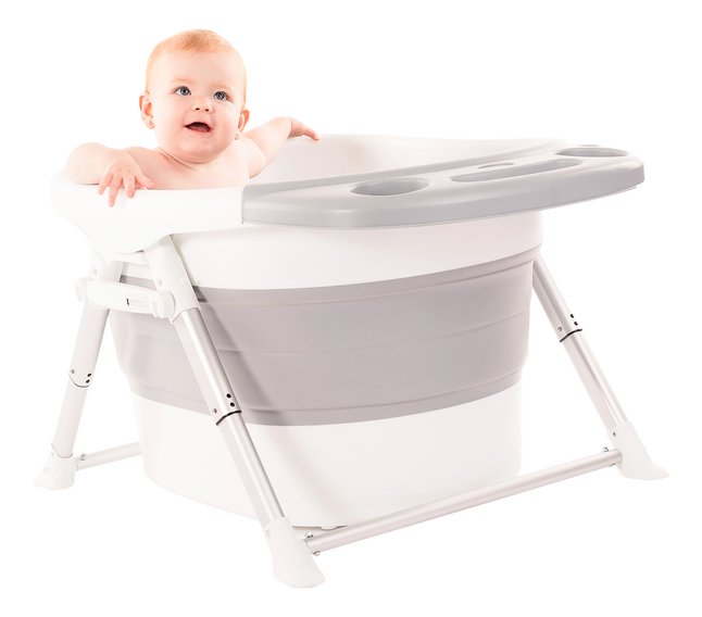 Bo Jungle Baignoire pour douche blanc-gris