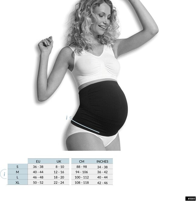 Carriwell Ceinture de maintien sans couture noir XL