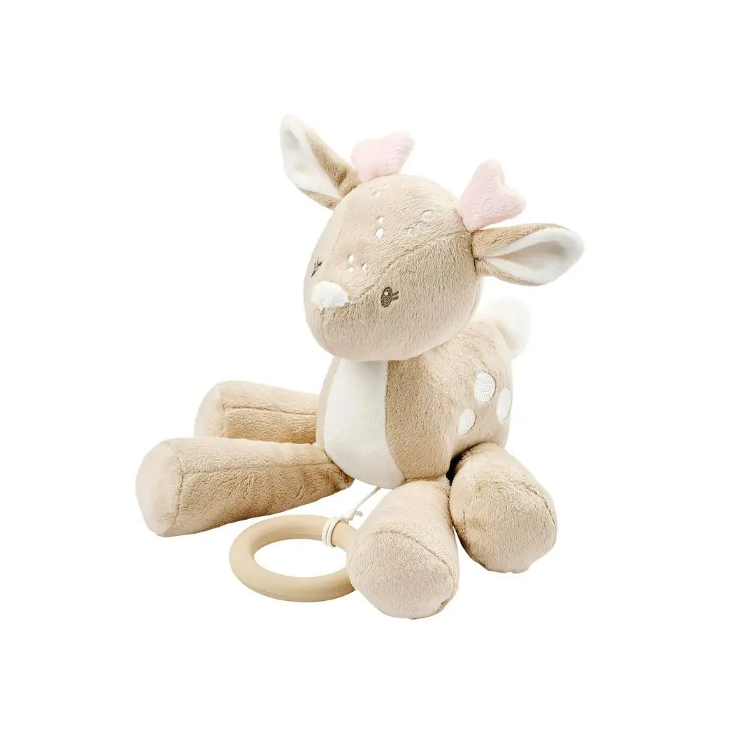 Nattou Boîte à musique à tirer biche