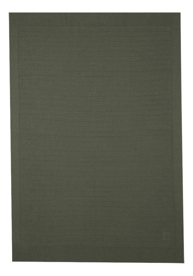 Jollein Couverture pour lit Pure Knit Leaf Green