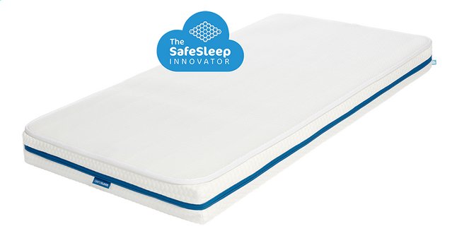AeroSleep Matelas pour lit de bébé Evolution + 2 draps-housses Lg 60 x L 120 cm