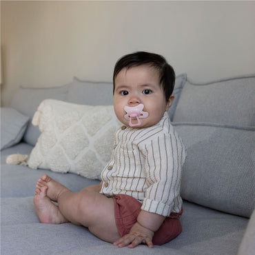 Difrax Fopspeen Dental GEMS 6+ m Pink Opal