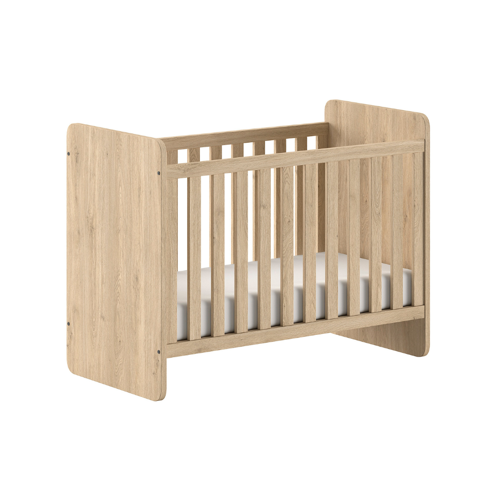 Jaxx Lit évolutif Sam Oak L 120 x B 60 cm à L 200 x Lg 90 cm