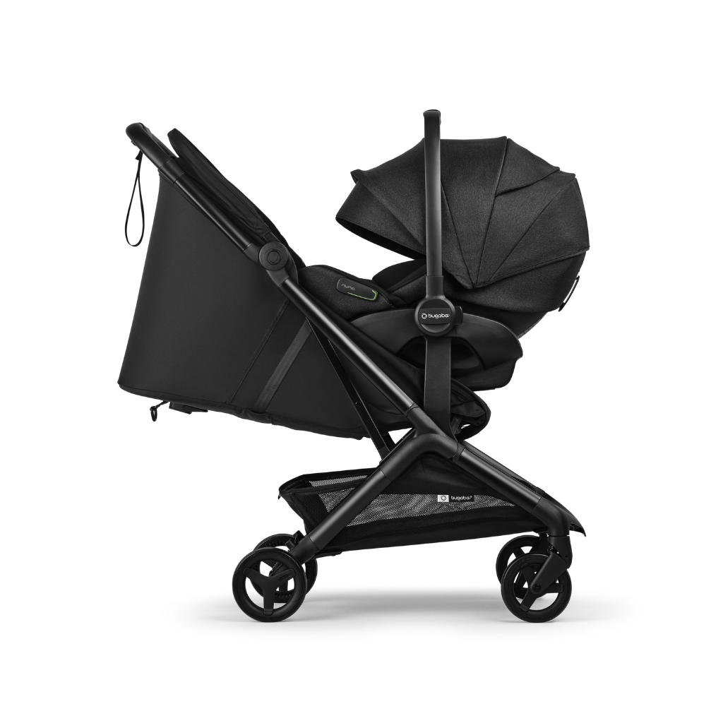 Bugaboo Draagbare autostoel Otter by Nuna R129 Groep 0+ Mineral Washed Black
