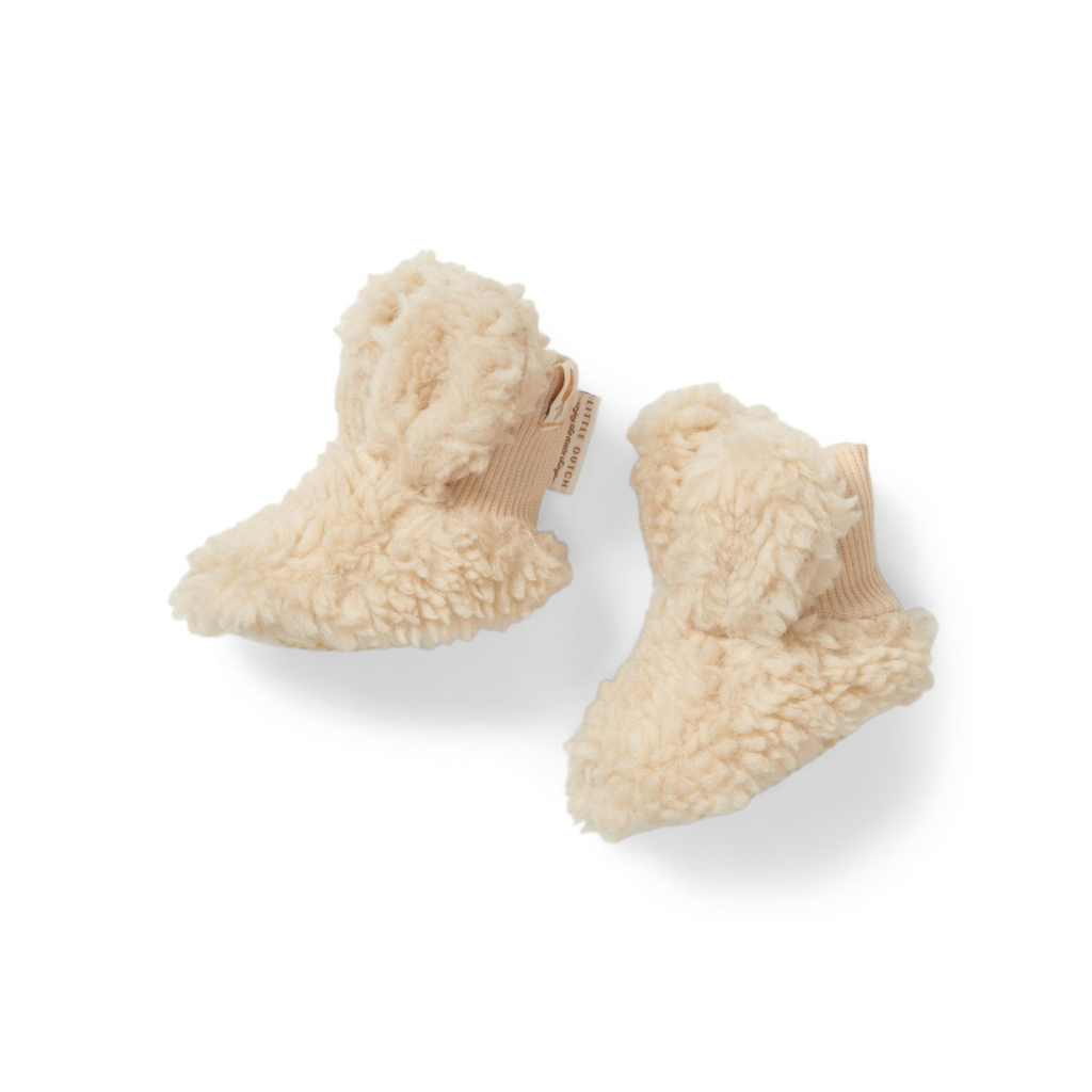 Little Dutch Teddy slofjes Sand 0-3M m1 Universeel