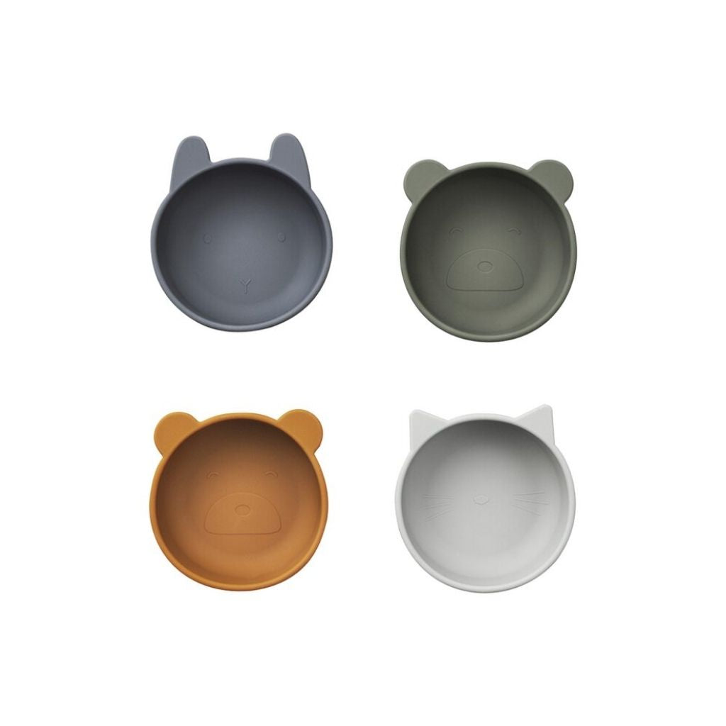 Liewood Bol Iggy Blue - 4 pièces