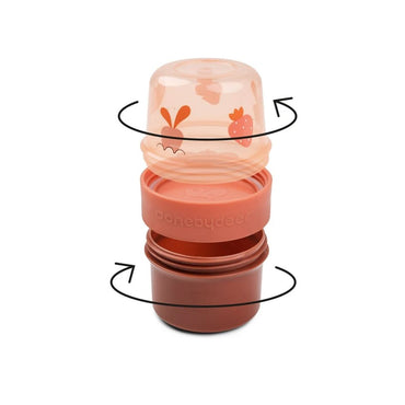 Done by Deer Boîte à snacks To go Birdee Papaya