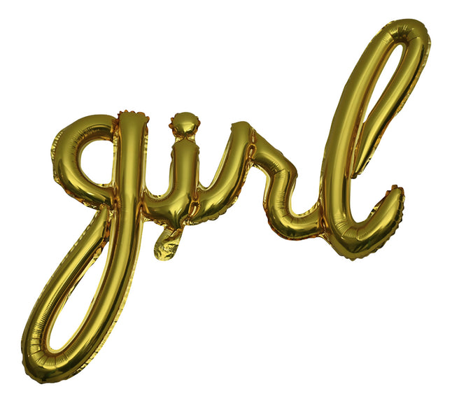 JEP! Folieballon Girl Gold