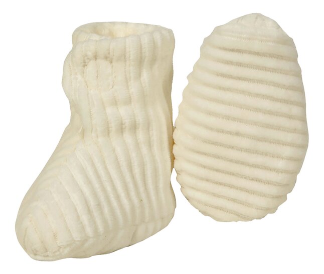 Nanami Chaussons Rib Velvet Off White 0-5 mois