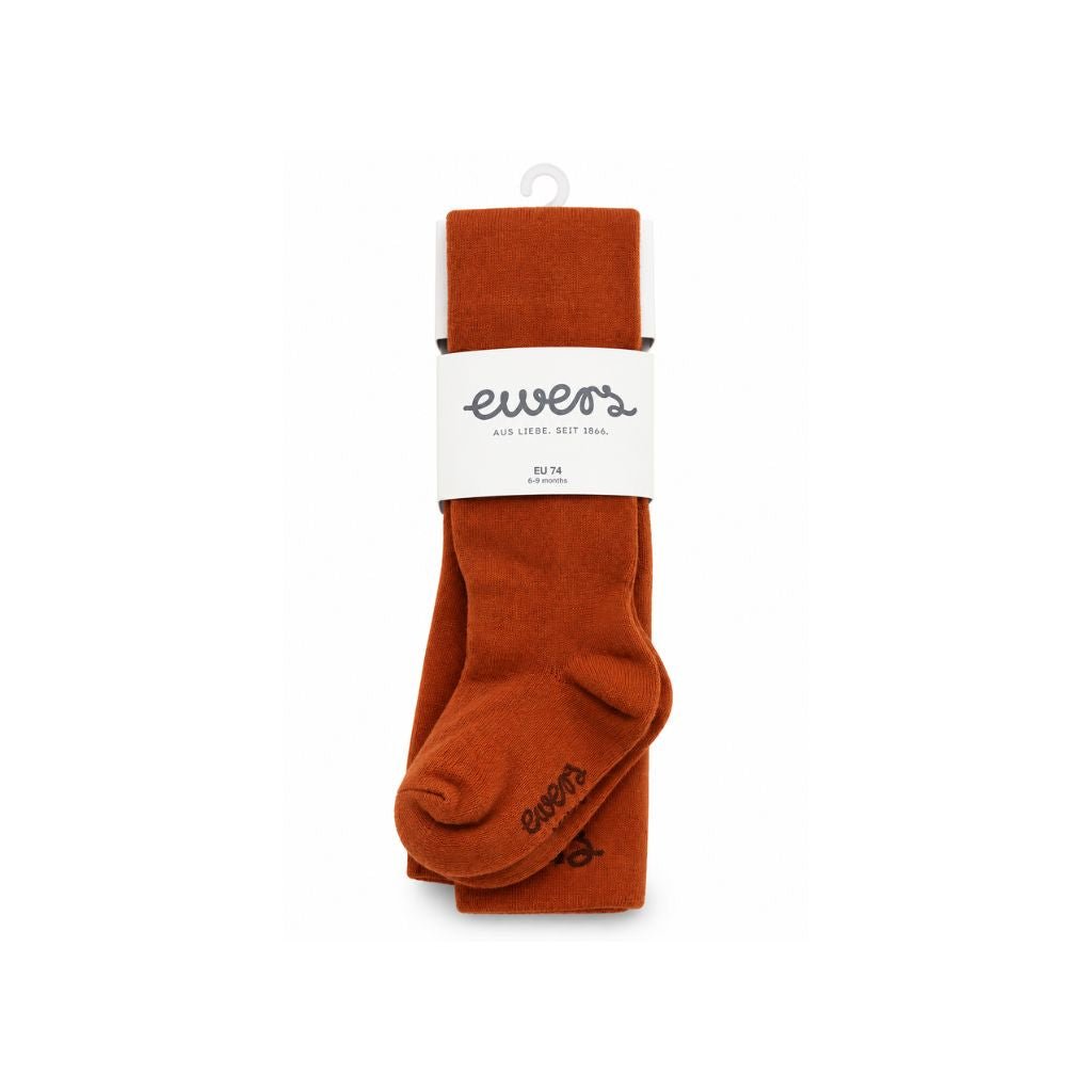 94025/0319 Collant, basic, uni toffee (roest), m74