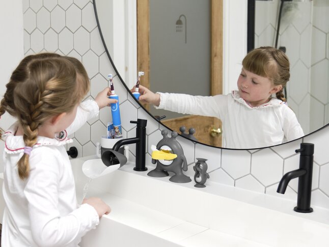 Prince Lionheart Badkamerset Eyefamily grijs - 4 stuks