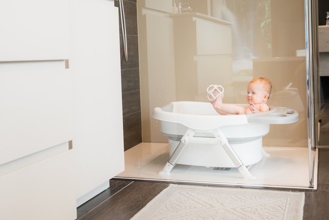 Bo Jungle Baignoire pour douche blanc/gris