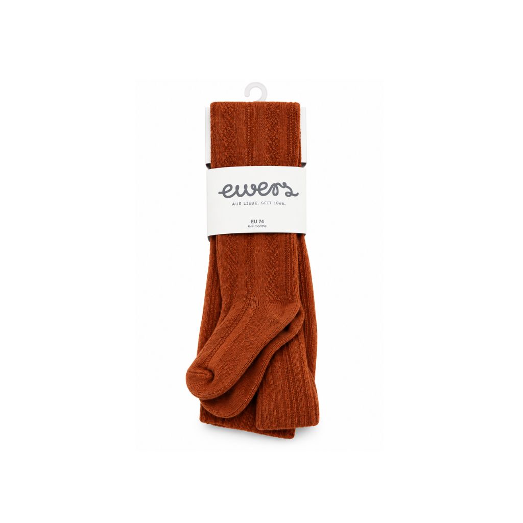 Collant, sierbrei, Caramel/brick, Structure/Traforato m74