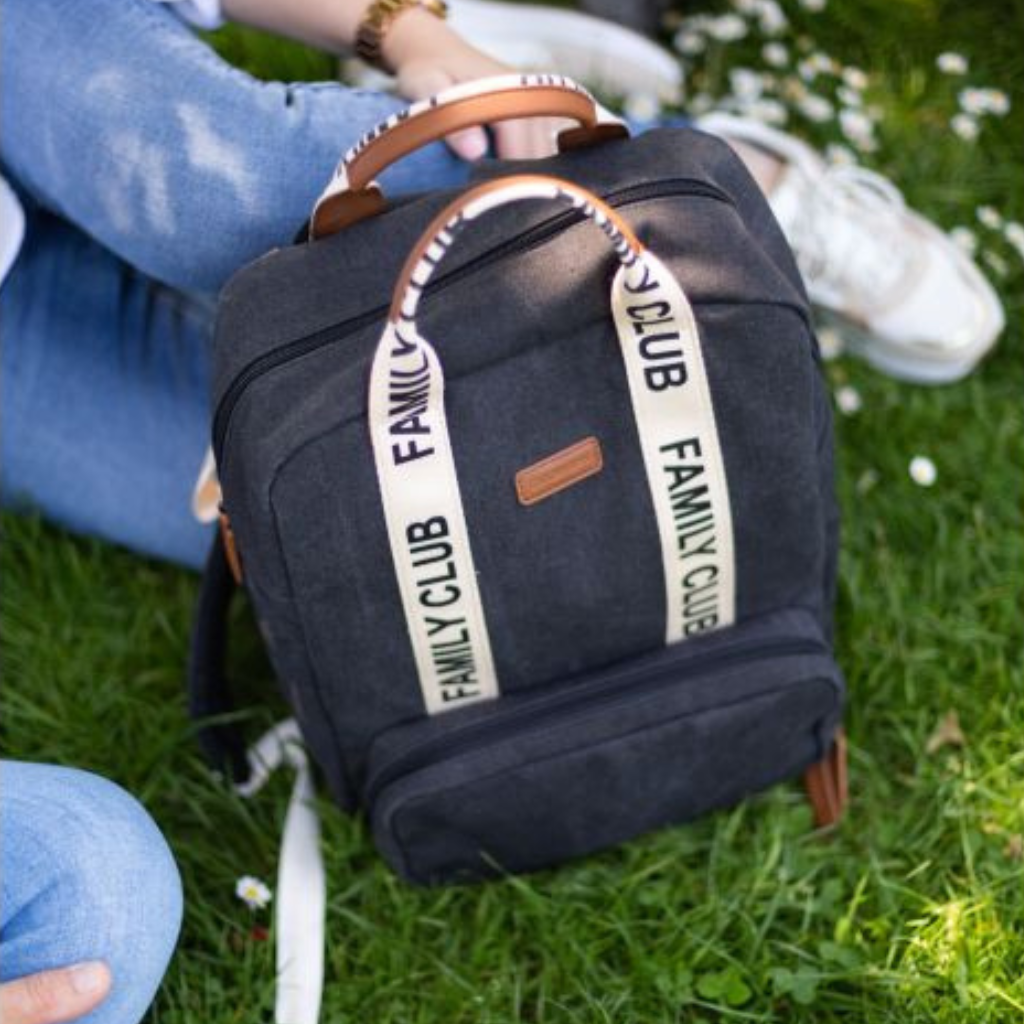 Childhome Sac à dos à langer Family Club Signature noir