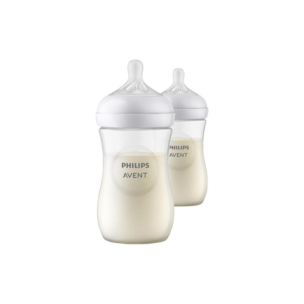Philips AVENT Zuigfles Natural Response transparant 260 ml - 2 stuks
